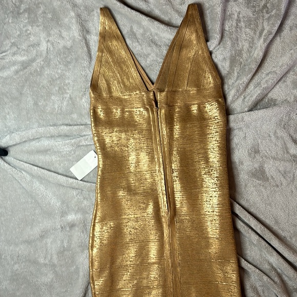 Gold women’s dress - Picture 4 of 4